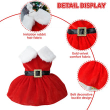 Load image into Gallery viewer, Santa Doggie Costume