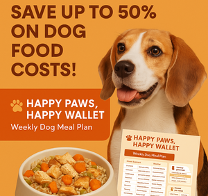 Weekly Homemade Dog Meal Plan + Portion Calculator