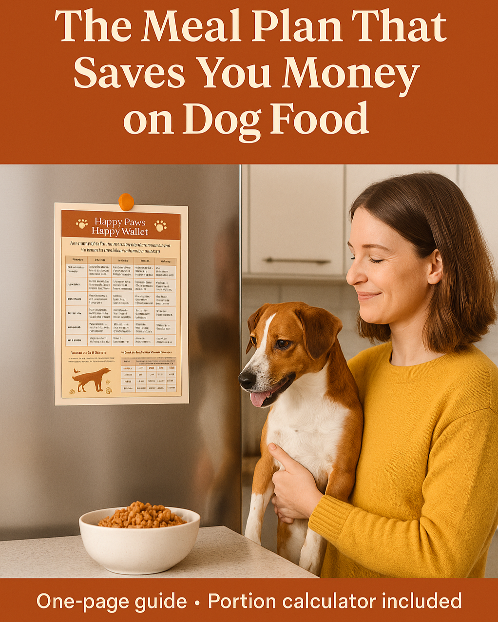 Weekly Homemade Dog Meal Plan + Portion Calculator
