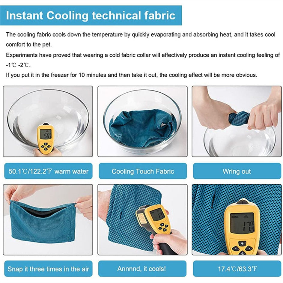 Cooling Collar: prevent heatstrokes