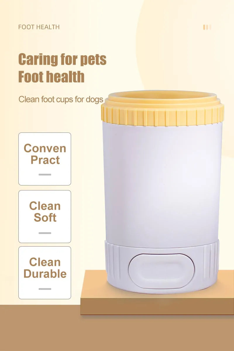 Magic Tubby: auto-spinning paw cleaner