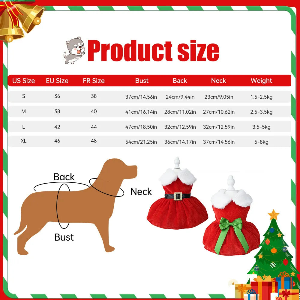 Santa Doggie Costume