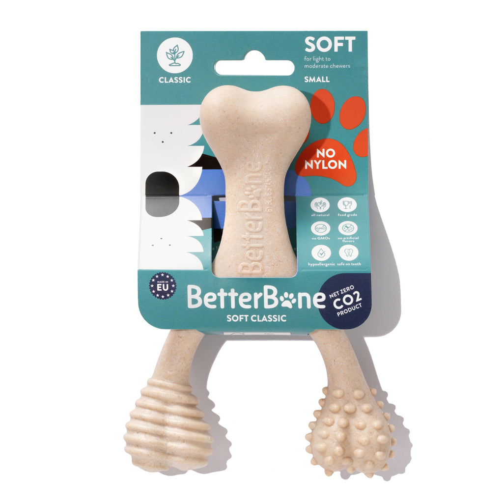 SOFT Durability CHEW TOY: Natural Plant-Based Ingredients, Perfect for Teething Puppies, Senior Dogs & Gentle Chewers