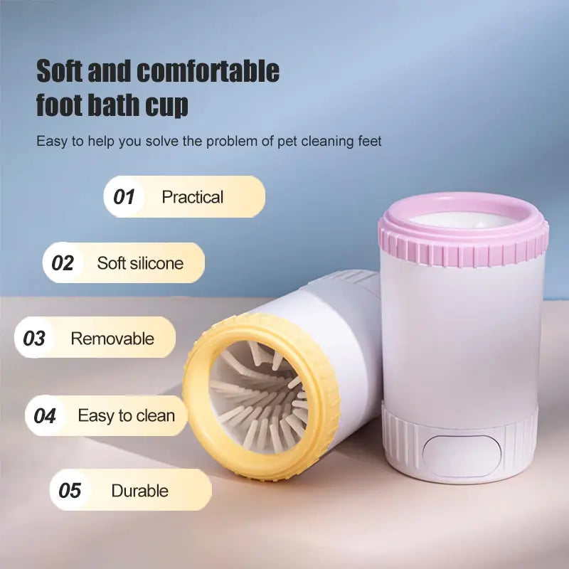 Magic Tubby: auto-spinning paw cleaner