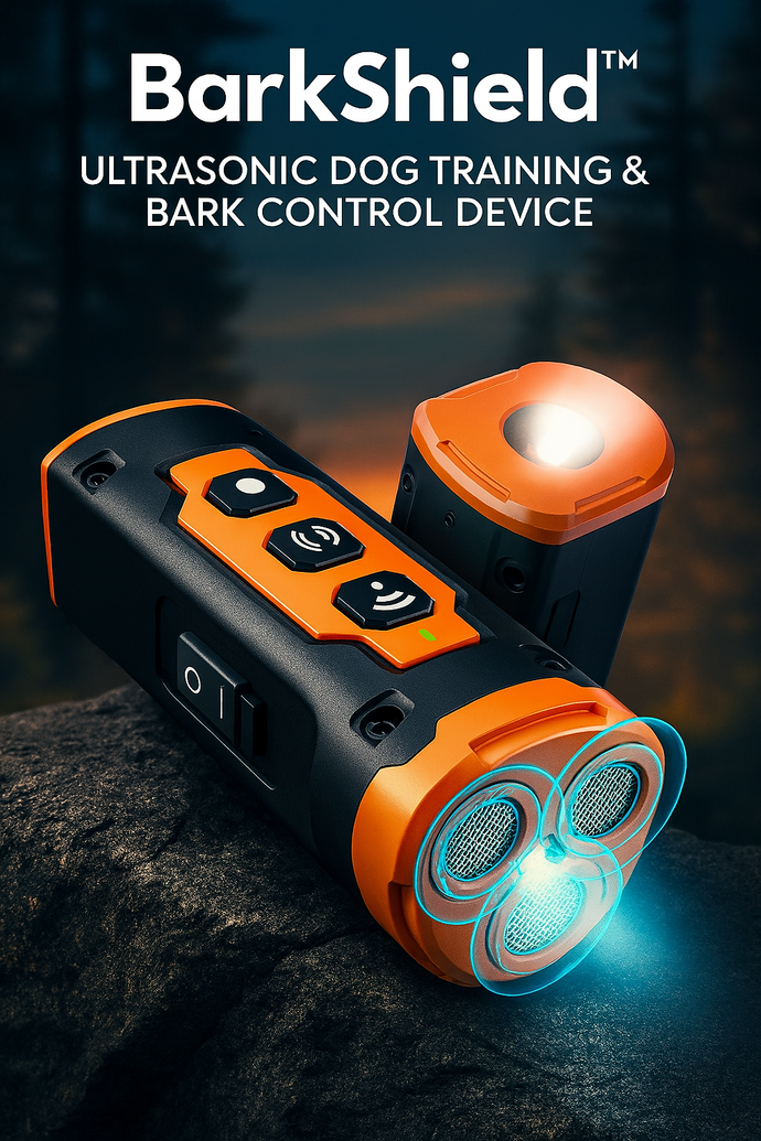 BarkShield™ – Ultrasonic Dog Training & Bark Control Device