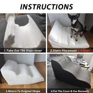 CloudPaw: memory foam dog ramp - Love4myDog