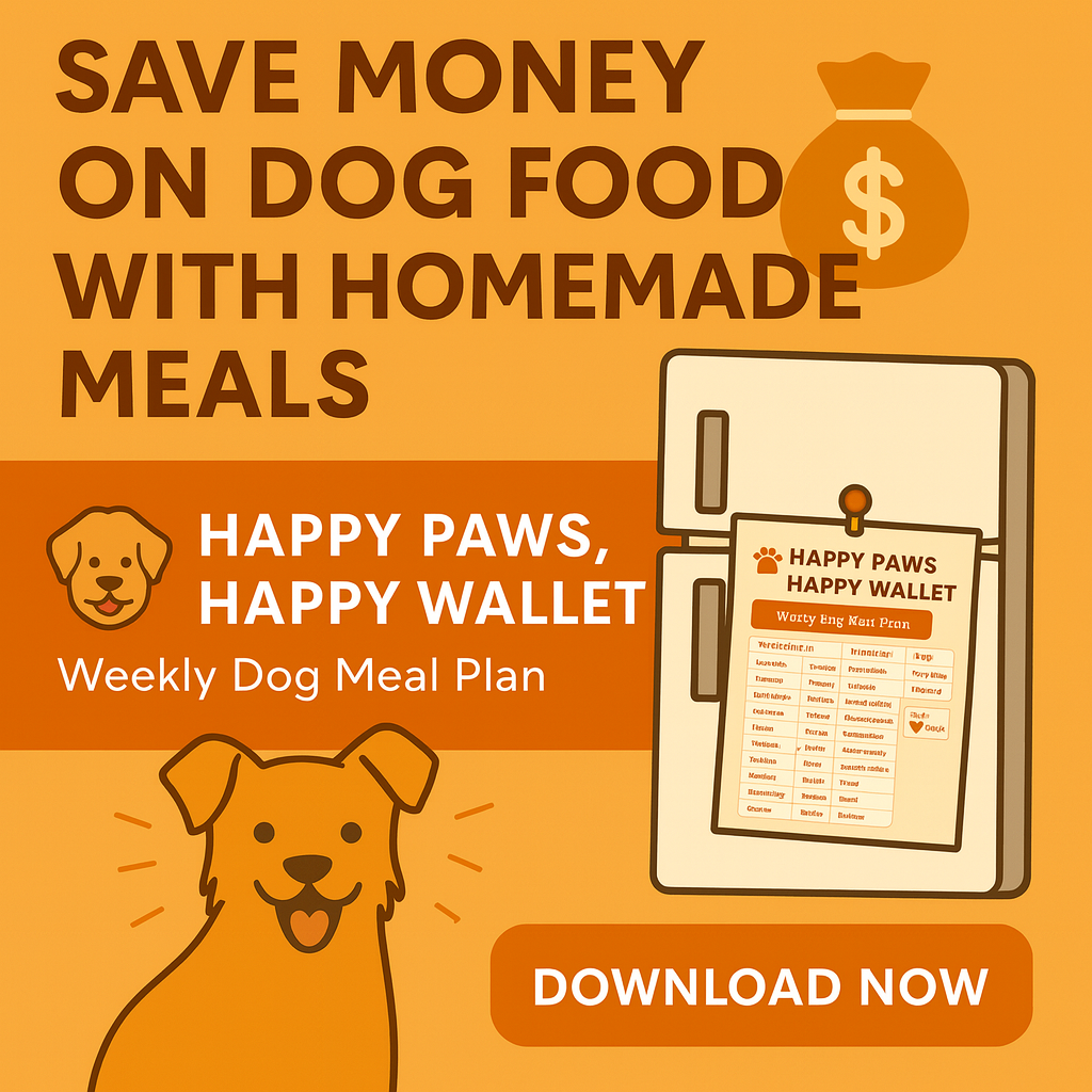 Weekly Homemade Dog Meal Plan + Portion Calculator