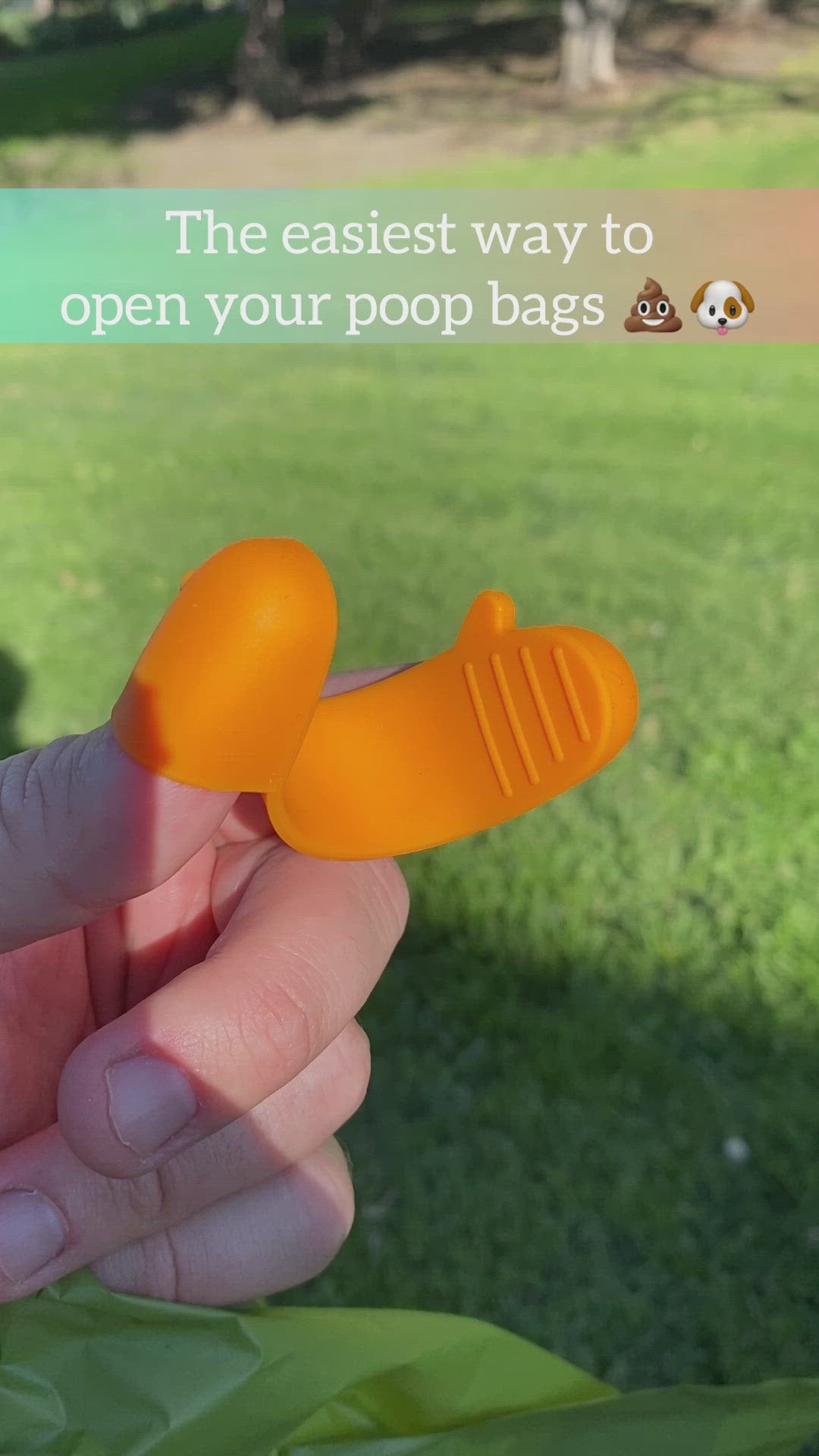 Grabby: poop bag opener