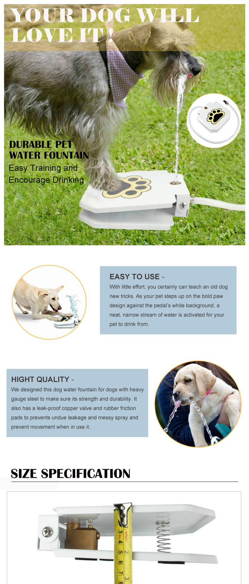 Water Fountain For Dogs