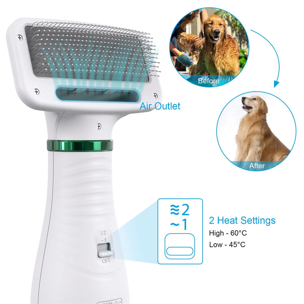 Magic Brushy: 2in1 Comb + Dryer