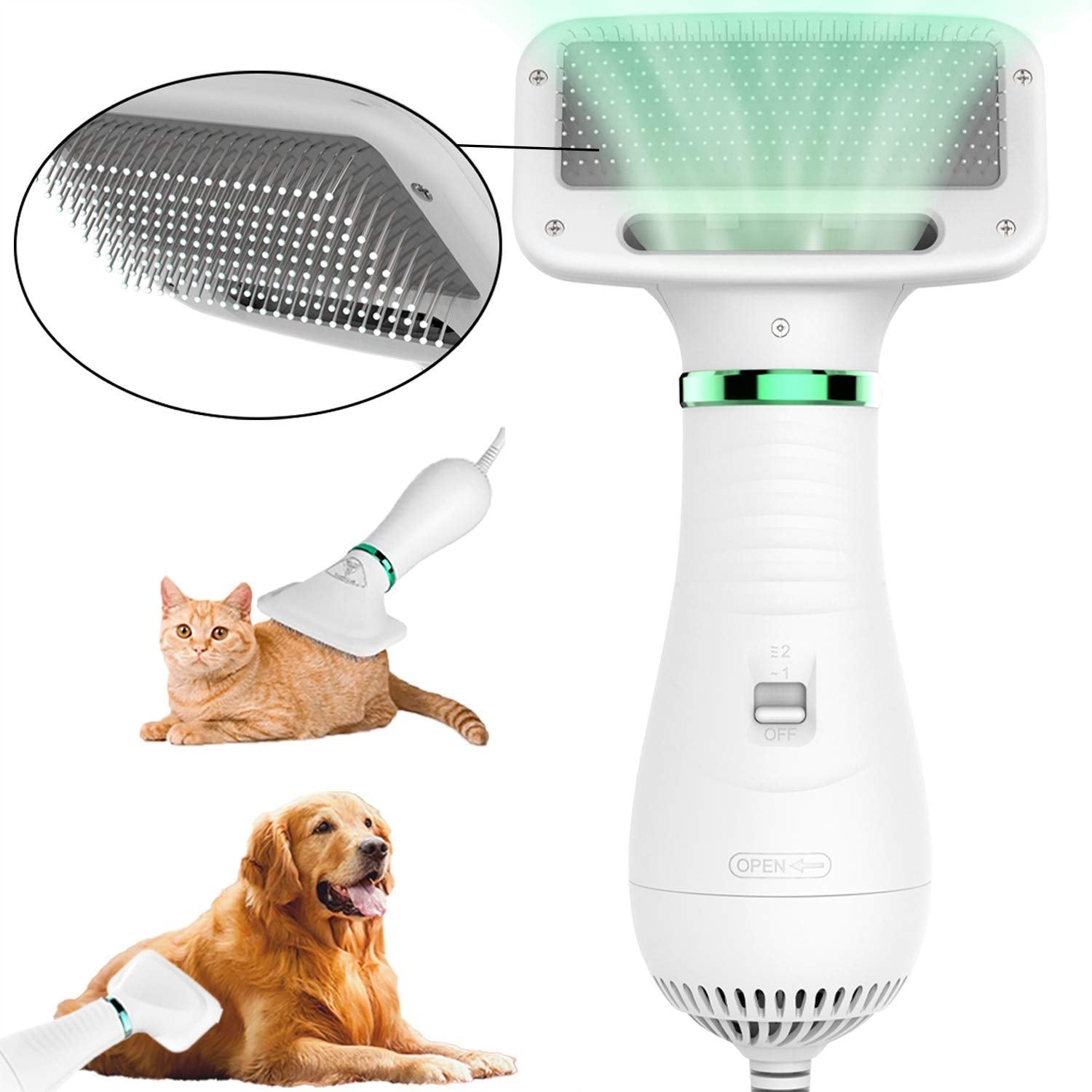 Magic Brushy: 2in1 Comb + Dryer